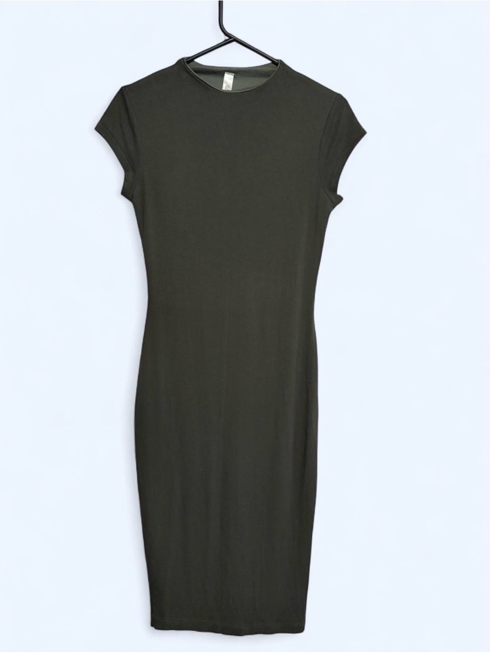 Lucky Day Classic Olive Bodycon Midi Dress - Women